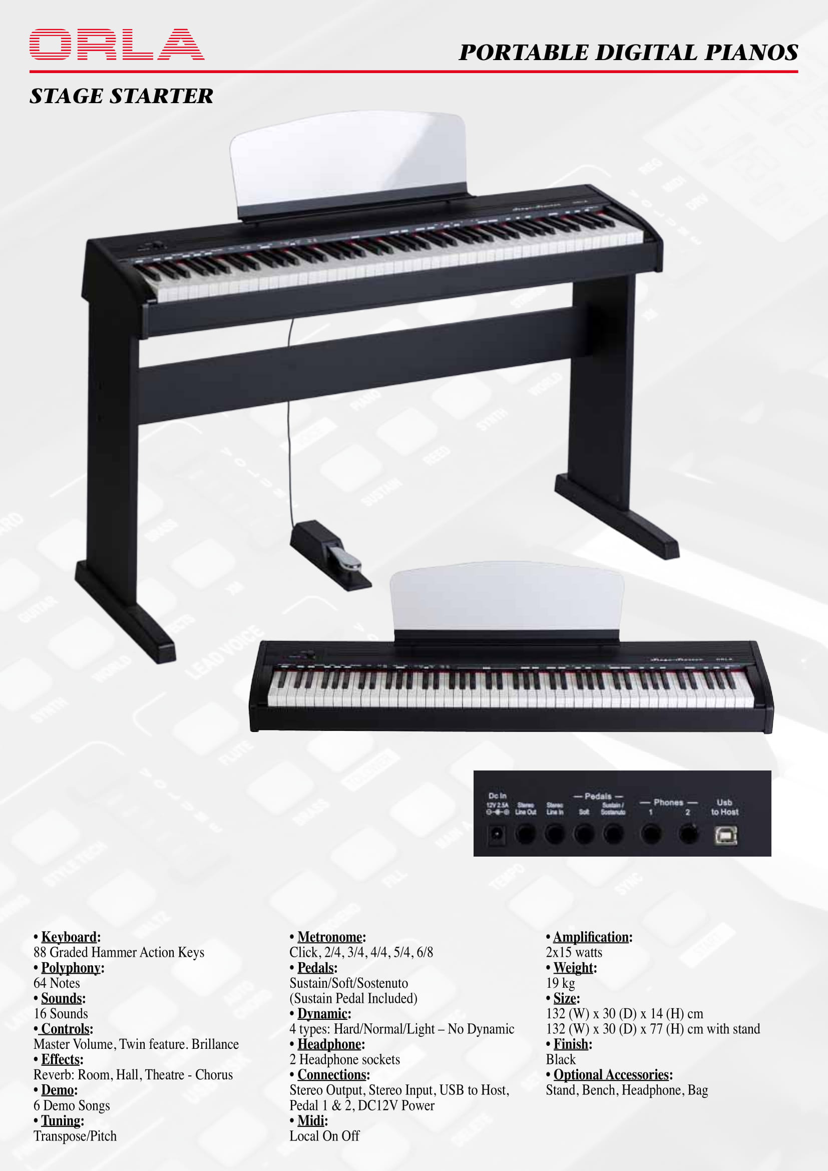 Orla store electric piano